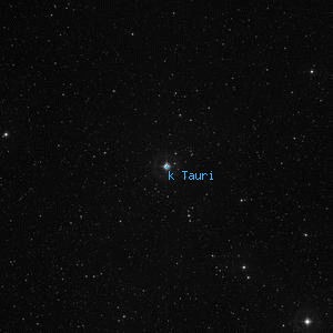 DSS image of k Tauri