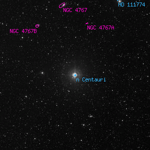 DSS image of n Centauri