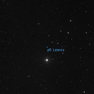 DSS image of p5 Leonis