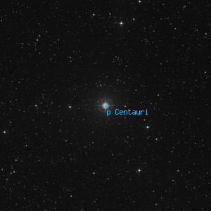 DSS image of p Centauri
