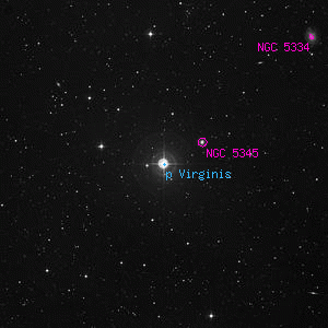 DSS image of p Virginis