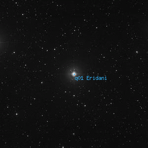 DSS image of q01 Eridani