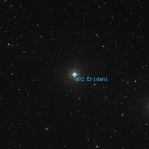 DSS image of q02 Eridani
