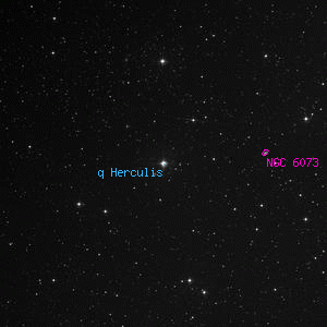 DSS image of q Herculis