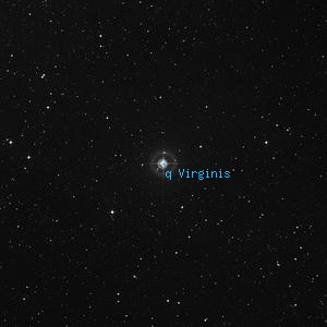 DSS image of q Virginis