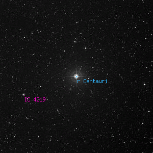 DSS image of r Centauri