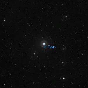 DSS image of r Tauri