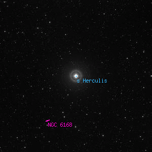 DSS image of s Herculis
