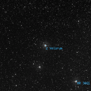 DSS image of z Velorum